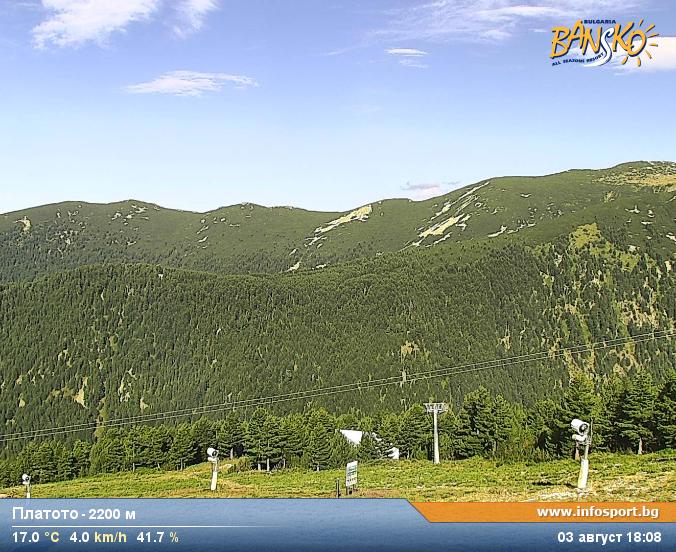 Bansko webcam - Platoto