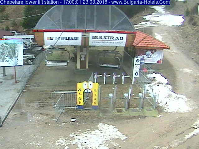 Chepelare live webcam - the lower lift station